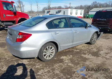 2012 Honda Civic Ex-L z USA, uszkodzony, nr VIN 19XFB2F96CE322871